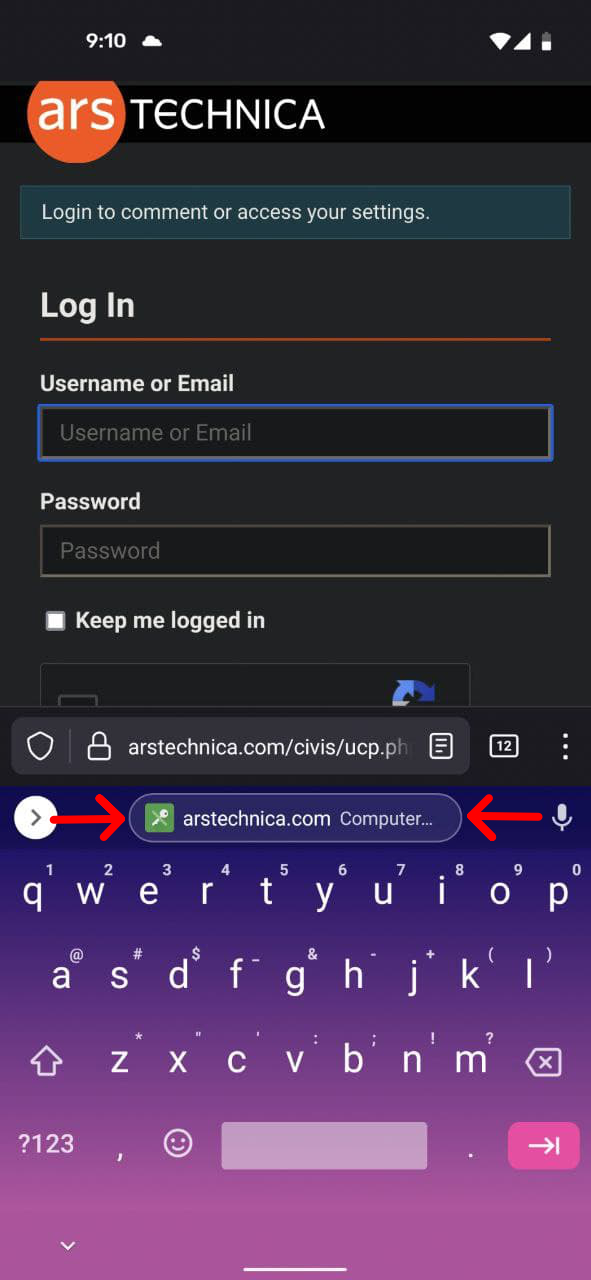 KeePassDX autofill